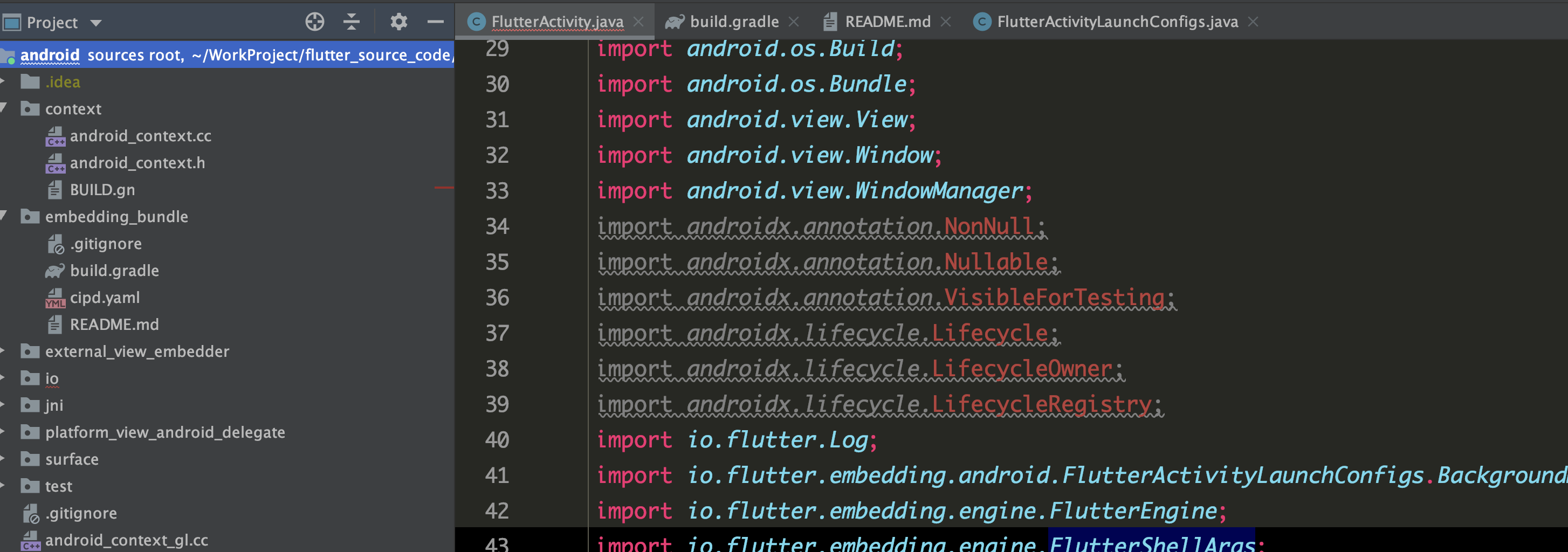 flutter androidx